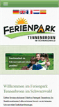 Mobile Screenshot of ferienpark-tennenbronn.de